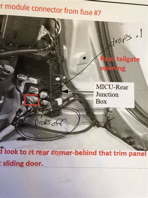 micu rear junction box|honda odyssey micu junction box.